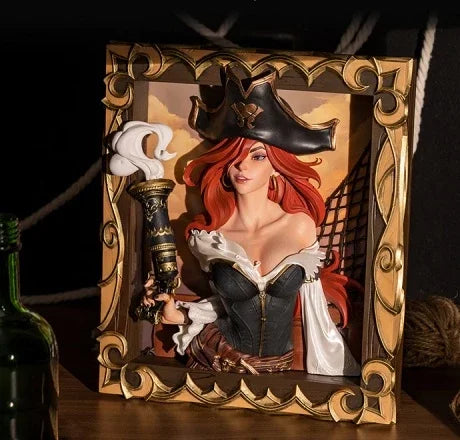 Infinity Studio Miss Fortune  Lux 3D Photo Frame Figure Genuine Original Packaging Brand New