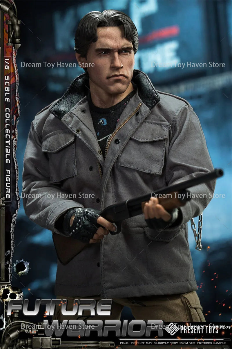 PRESENT TOYS PT-sp79 1/6 Scale Male Soldier Future Warrior Arnold T1 T800 Full Set 12Inch Action Figure Model Collection