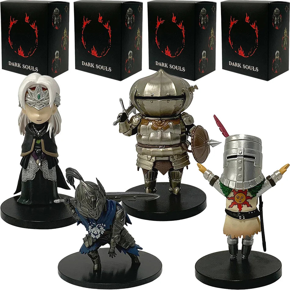 New Q version Dark Souls Anime Action Figure Solaire Artorias Ornstein Fire Keeper Doll Anime Figurine Model Toys