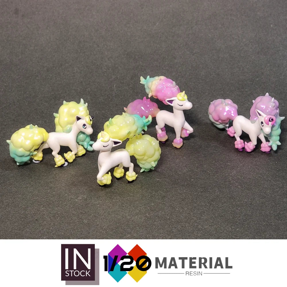 [In Stock]1/20 Resin Scale World [YH][LIMOUSINE] - Galarian Ponyta & Rapidash[Split RE-MENT]
