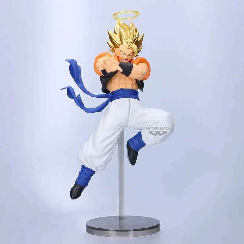 Bandai Original Banpresto Anime Dragon Ball Z Dokkan Battle Gogeta SSJ Vegito SSJ PVC Action Figure Model Collectible Toys