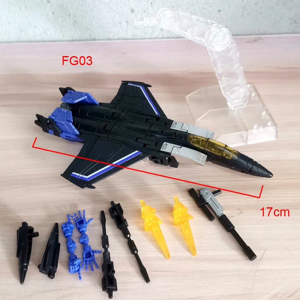 Transformation Toys JINBAO FG0103 FG04 Starscream Thundercracker Skywarp F15 DS01 Anime Action Figure Model Deformation Robot