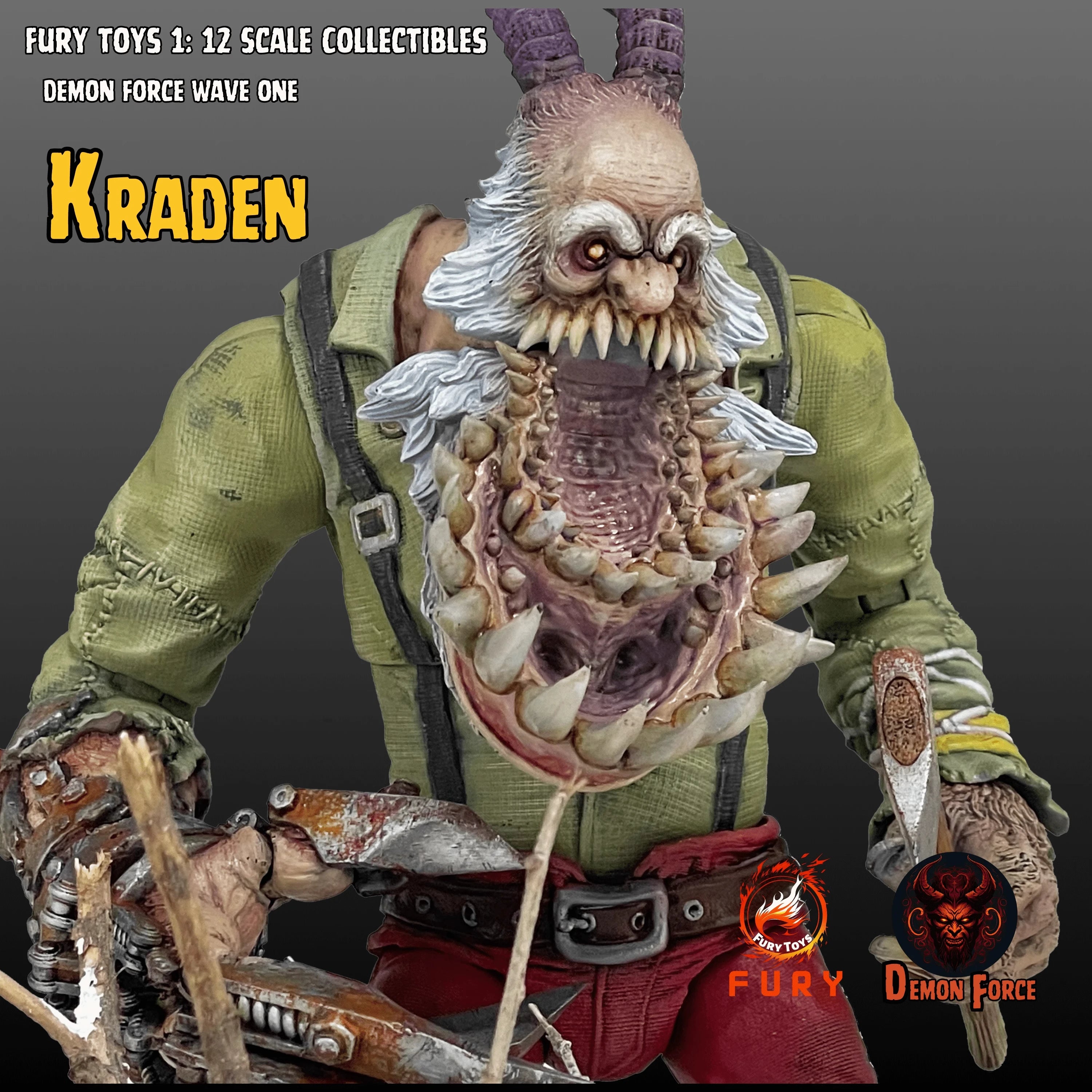 Fury Toys Demon Santa Claus Demon Night Strange Tales 1/12 Action Figure Model Rage Studio Movable Toys Gifts Action Figure