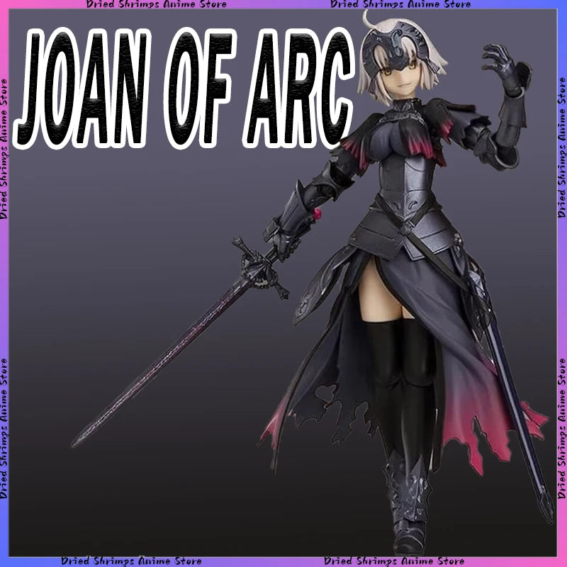 In Stock Joan Of Arc Anime Action Figurines Model Kit Figma 390# Desktop Ornament Boy Collection Girl Toy Exquisite Gifts