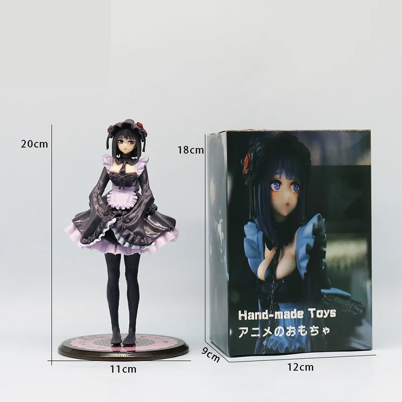 Anime-Figur My Dress-Up Darling Kitagawa Marin Black Maid Actionfigur Shizuku Kuroe Statue Sammlerstück Deko Modell Spielzeug Geschenk