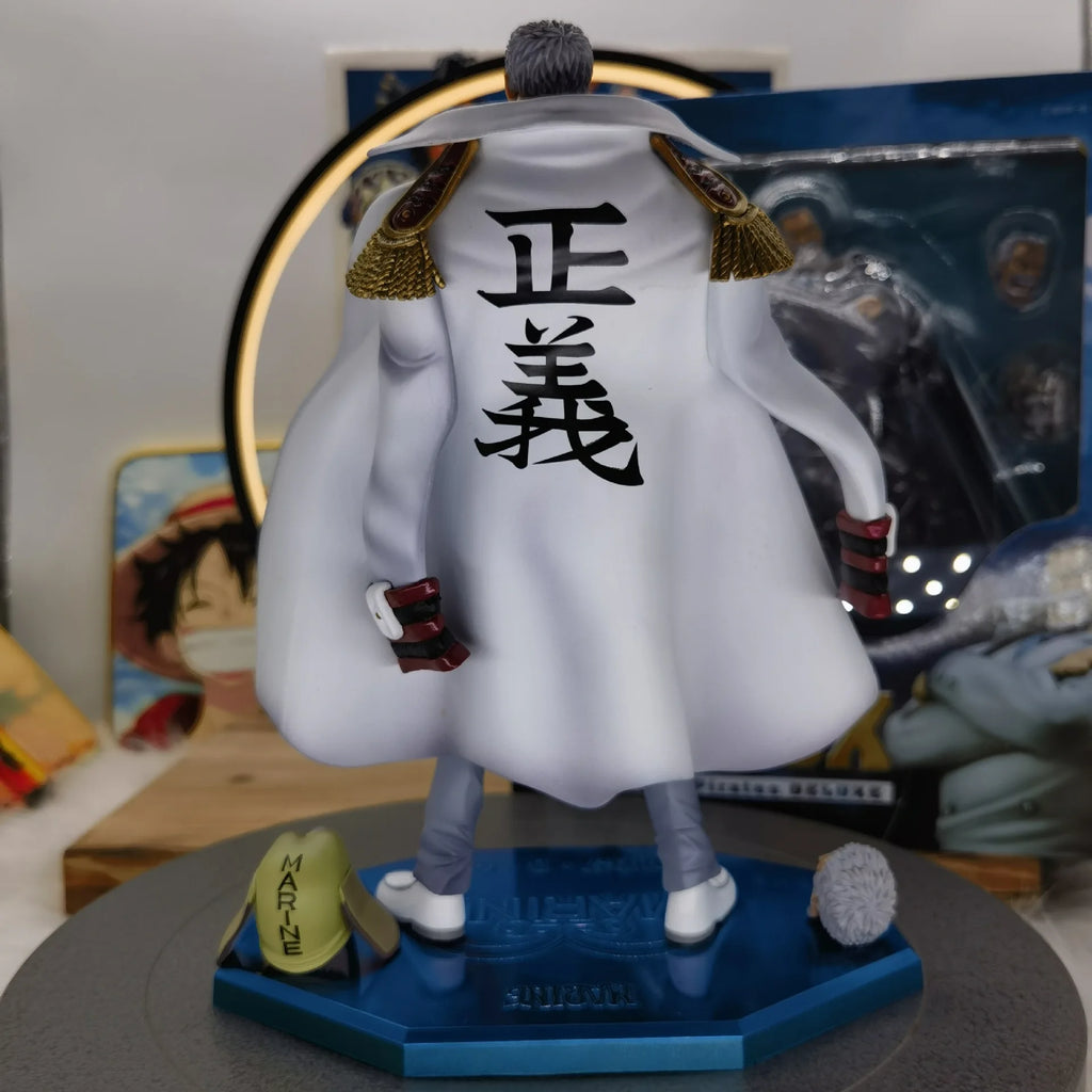POP One Piece Фигура Monkey.D.Garp 26CM Аниме PVC екшън фигурка играчки 3 глави Garp статуя Kapu фигурка колекционерски модел кукла подарък