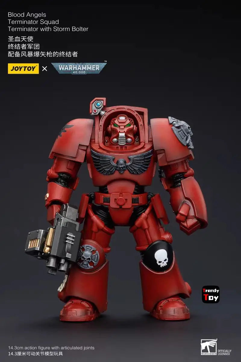 【JOYTOY】Warhammer 40K Blood Angels Terminator Squad 1/18 Action Figure Model Toy