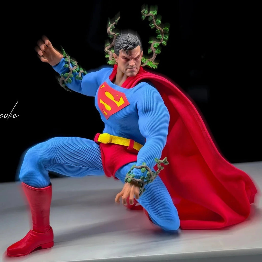 GONG Hush Superman 1/12 Action Figure Anime Doll Head Sculpture Commoner People Movable Joints Comic Collection Model Toys Gift