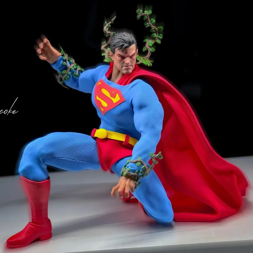 GONG Hush Superman 1/12 Action Figure Anime Doll Head Sculpture Commoner People Movable Joints Comic Collection Model Toys Gift