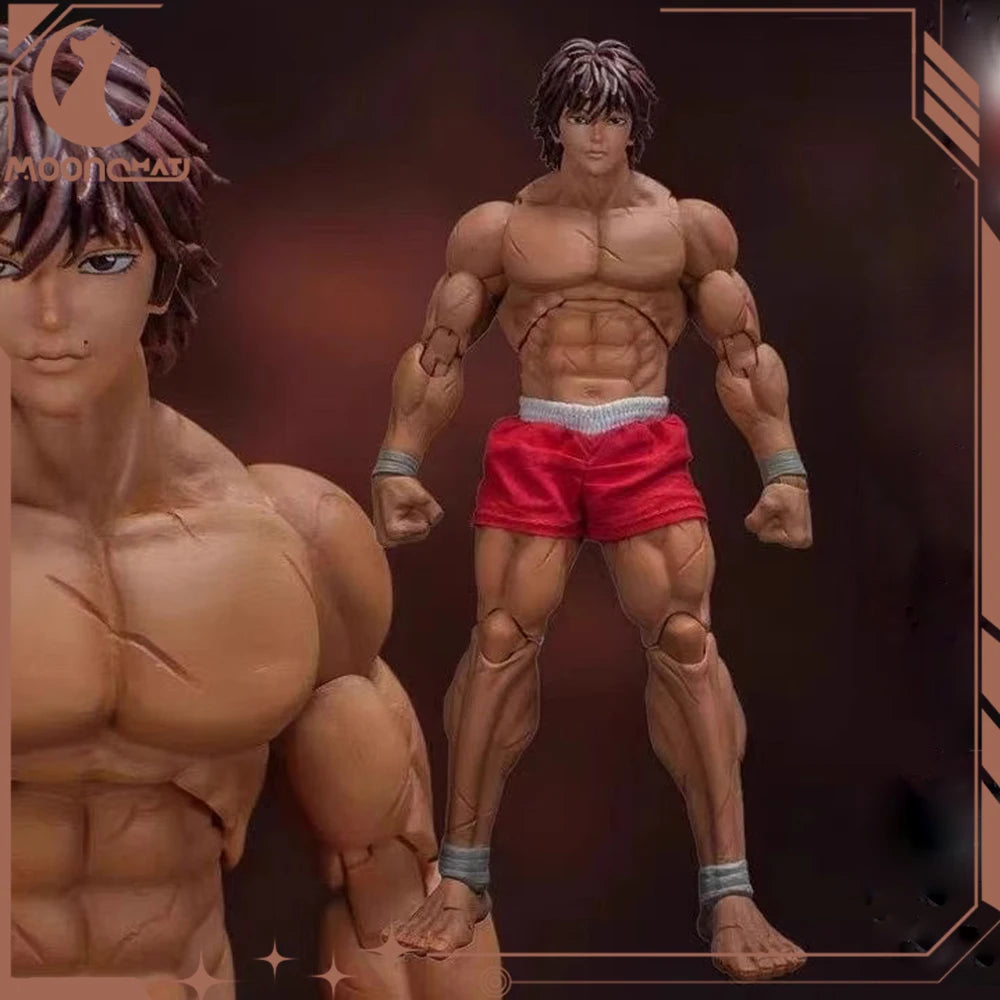 17cm Ko Storm Toys Grappler Baki Anime Figurine Hanma Baki Action Figure 1/12 Scale Exquisite Moveable Collection Christmas Gift