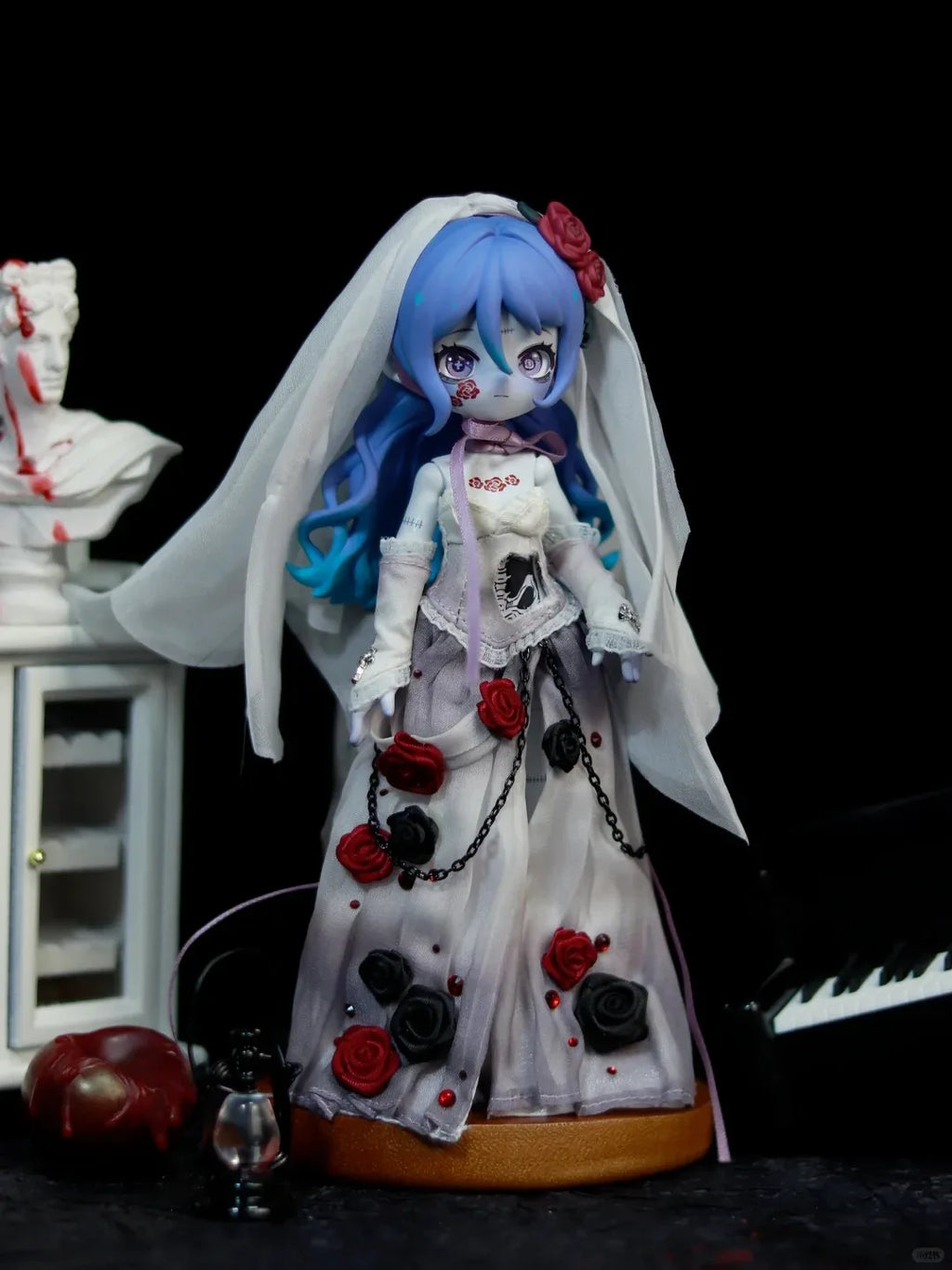 Nyssa Freakish Nightmares Series Blind Box Movable Doll 1/12 Point BJD Action Figure Surprise Desk Ornament Collection Toy Gifts