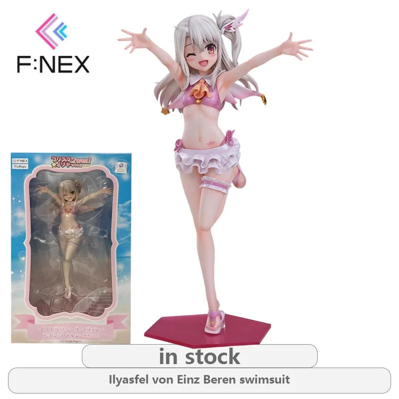 F:NEX Original Magical Girl Illya Swimsuit Series Ilyasfel Von Einz Beren\Meiyou Edfeldt Not Movable Figure Statue Model Toys