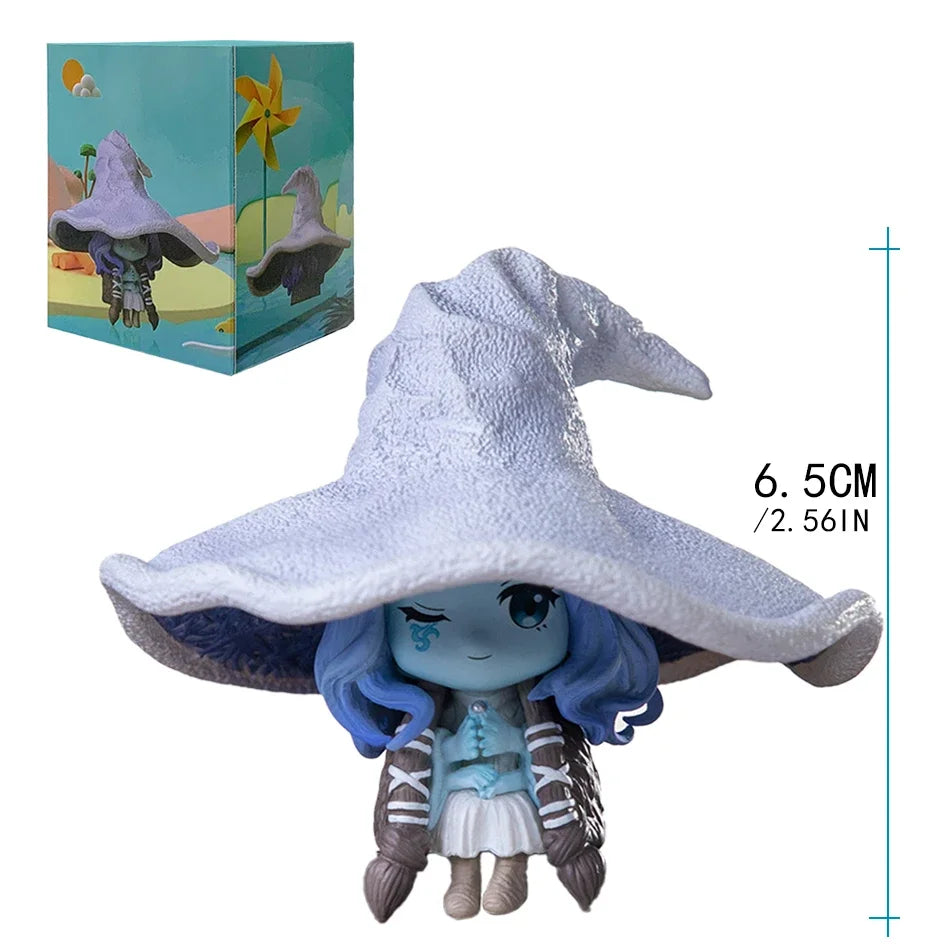 2026 Elden Ring Gaming Q Version Mini Action Figures Set - Ranni Cat Melina Malenia the Half-Wolf Lani Magic Ornaments Dolls