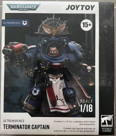 【SF】JOYTOY Warhammer 40K  Action Figure Ultramarines Terminator Captain Model Toys Gifts Collection Ornaments
