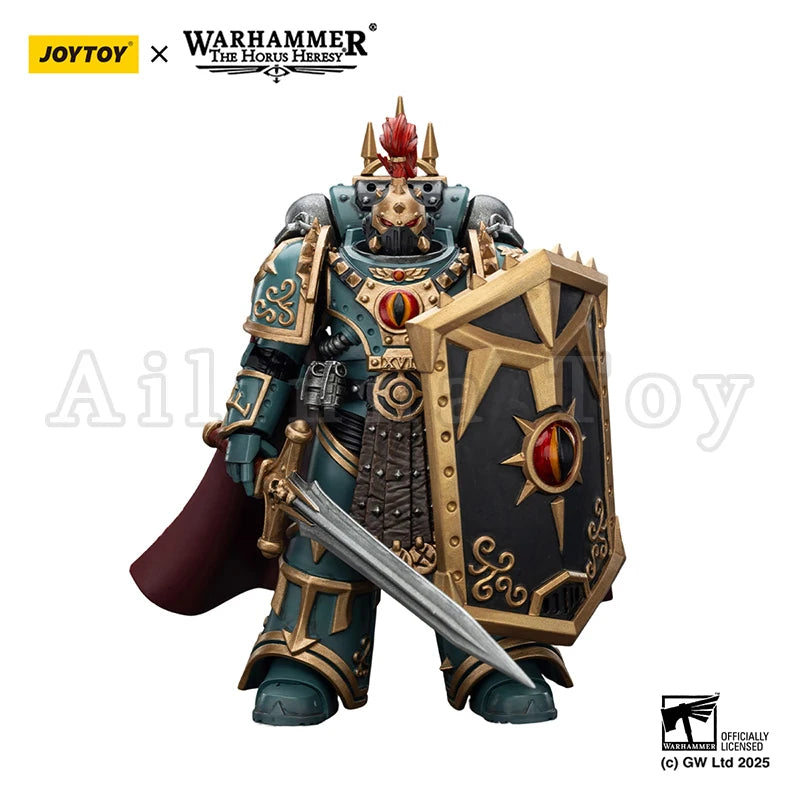 JOYTOY 1/18 Action Figure The Horus Heresy Sons of Horus 'Little’ Horus Aximand,Captain of the 5th Company Anime Toy