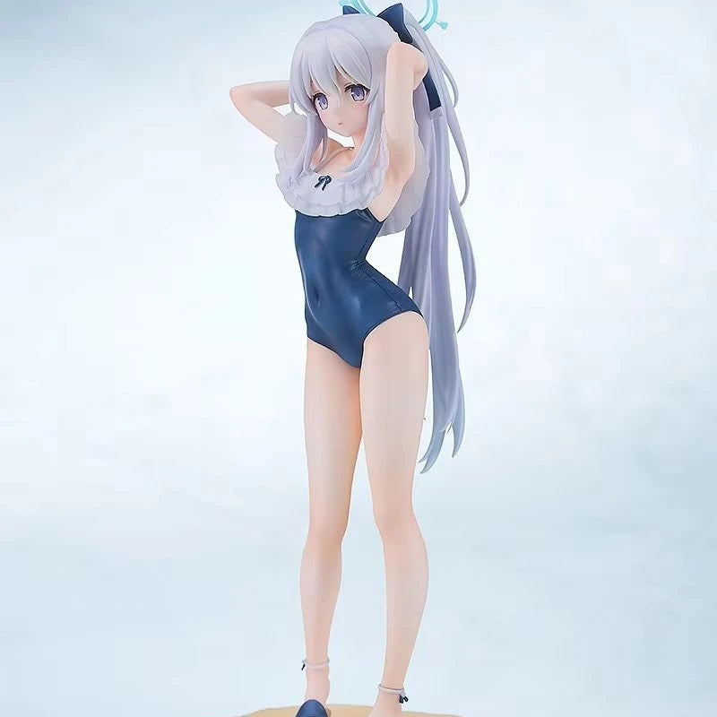 Hot Blue Archive Anime Figurine Moon Snow Rabbit1 Game Character Sculpture Cartoon Collectible Model Toy Boy And Girl Gift