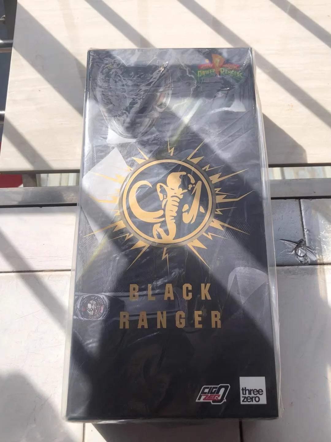 In Stock Threezero 3A DRAGON SHIELD BLACK RANGER Movable Model Toys Kyoryu Sentai Zyuranger Zack Mammuthus