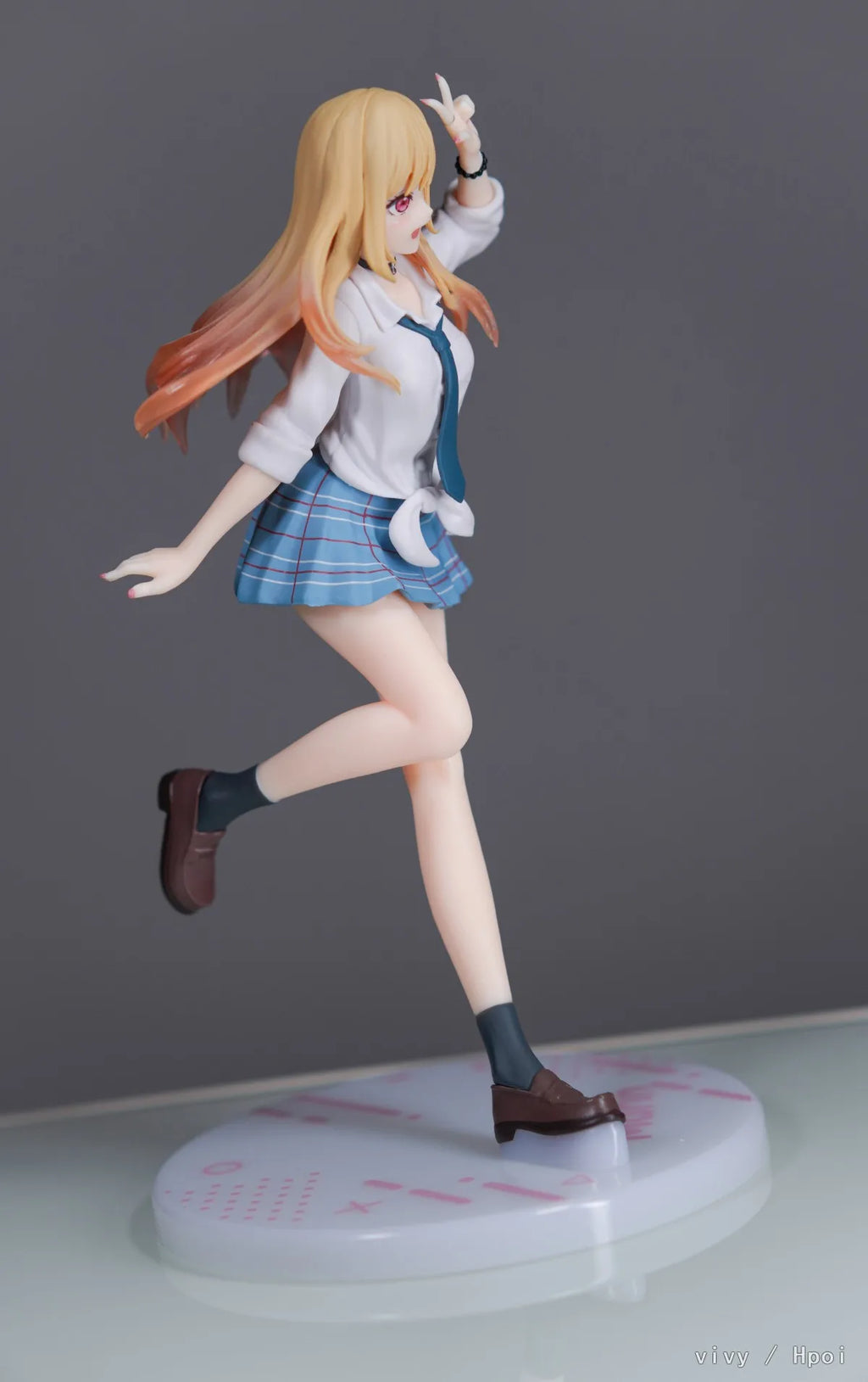 18CM Anime My Dress Up Darling Kitagawa Marin Figure School Uniform Dress Up Standing Model Toy Gift Action Figure For Kids PVC