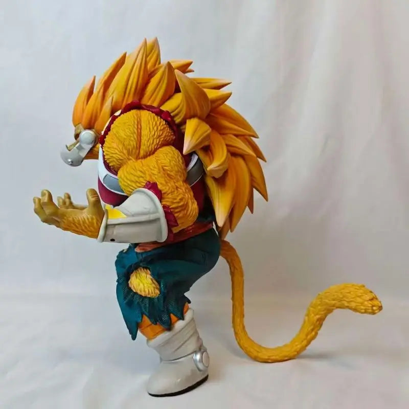 Anime Dragon Ball Golden Great Ape Cumber Action Figures With Removable Mask Model Trendy Toy Statue Desktop Decoration Boy Gift