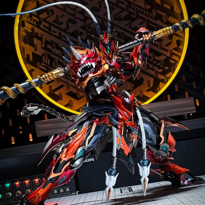 【IN STOCK】MOTOR NUCLEAR MNQ-XH08 Monkey King Sun WuKong Series Alloy Skeleton Action Figure Fully Poseable Assembly Model Toy