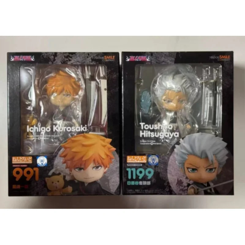 Original in Stock Good Smile Nendoroid GSC BLEACH Ichigo Kurosaki Toshiro Hitsugaya Anime Figures Model Toy Gift Ornament