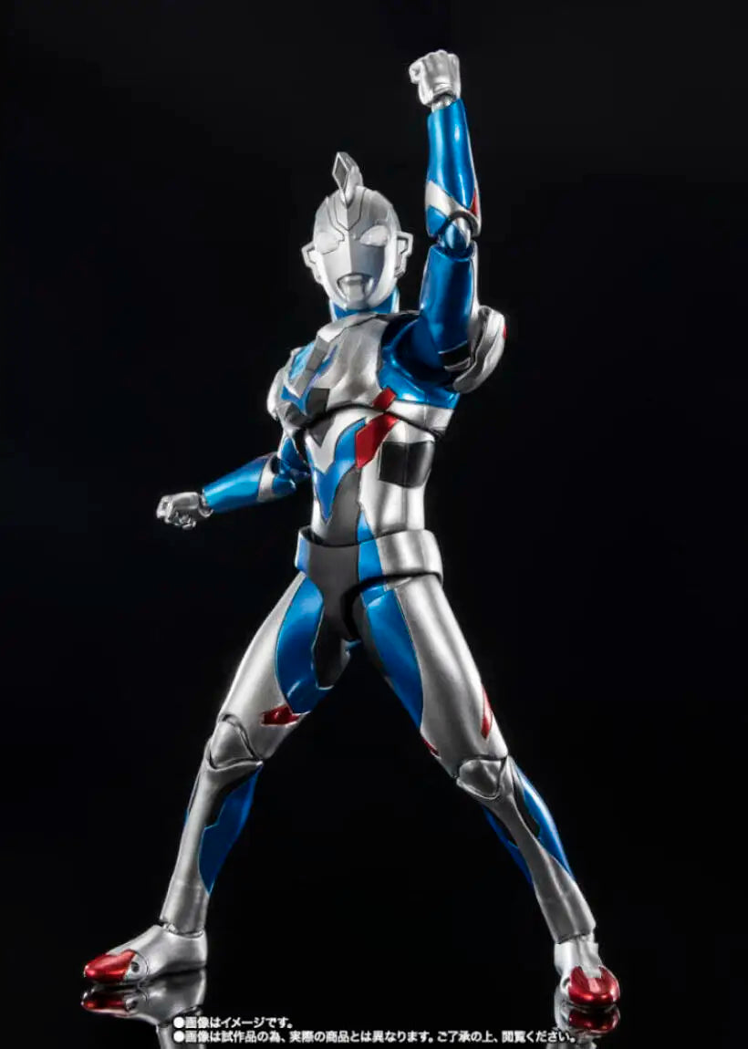 In Stock Genuine Bandai Shfiguarts Ultraman Z Zett Figure Anime Action Model Toy