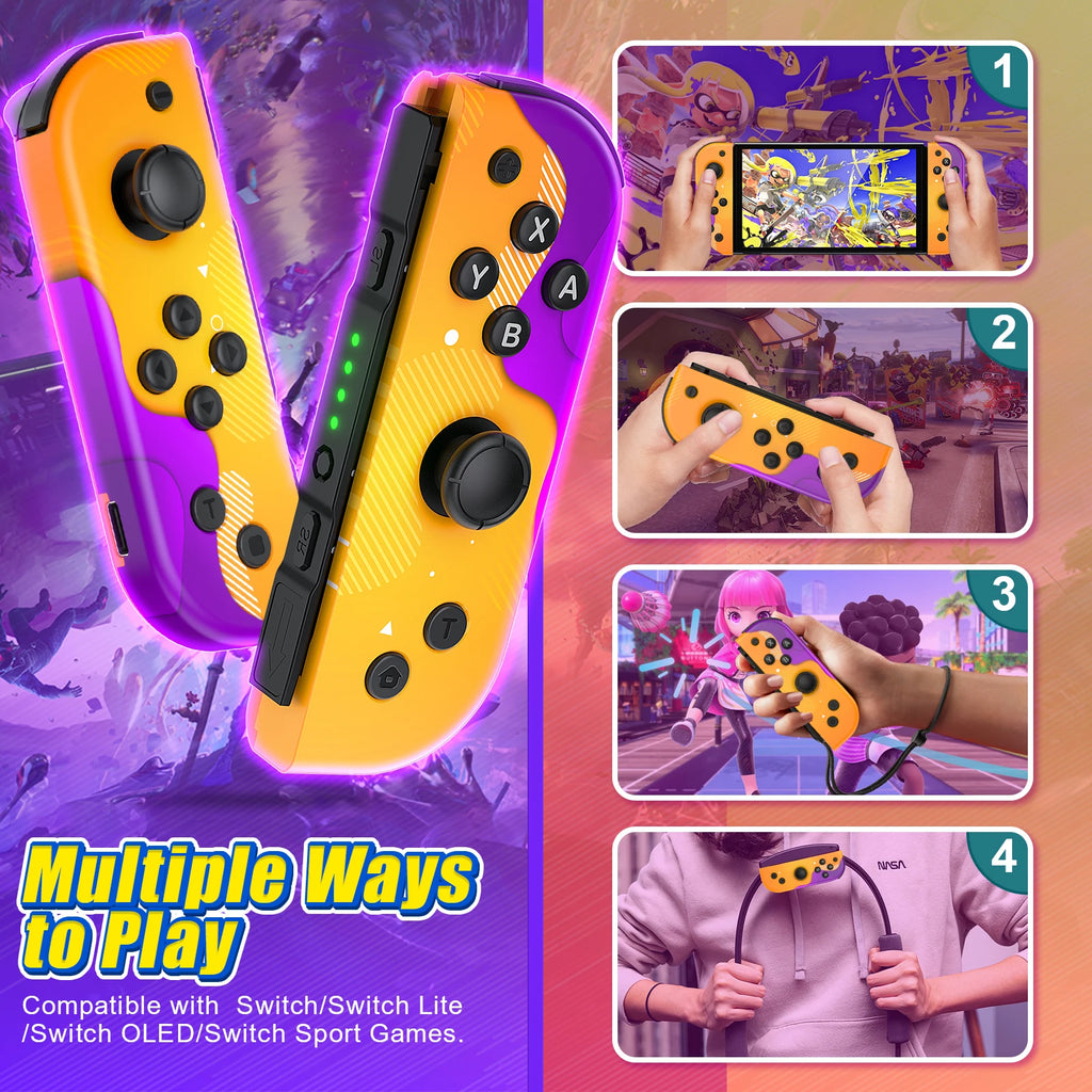 Joy Pad For Nintendo Switch/Ios/Android/Pc Wireless Video Game Controller Trubo Control Console Joystick With Bluetooth Gameped