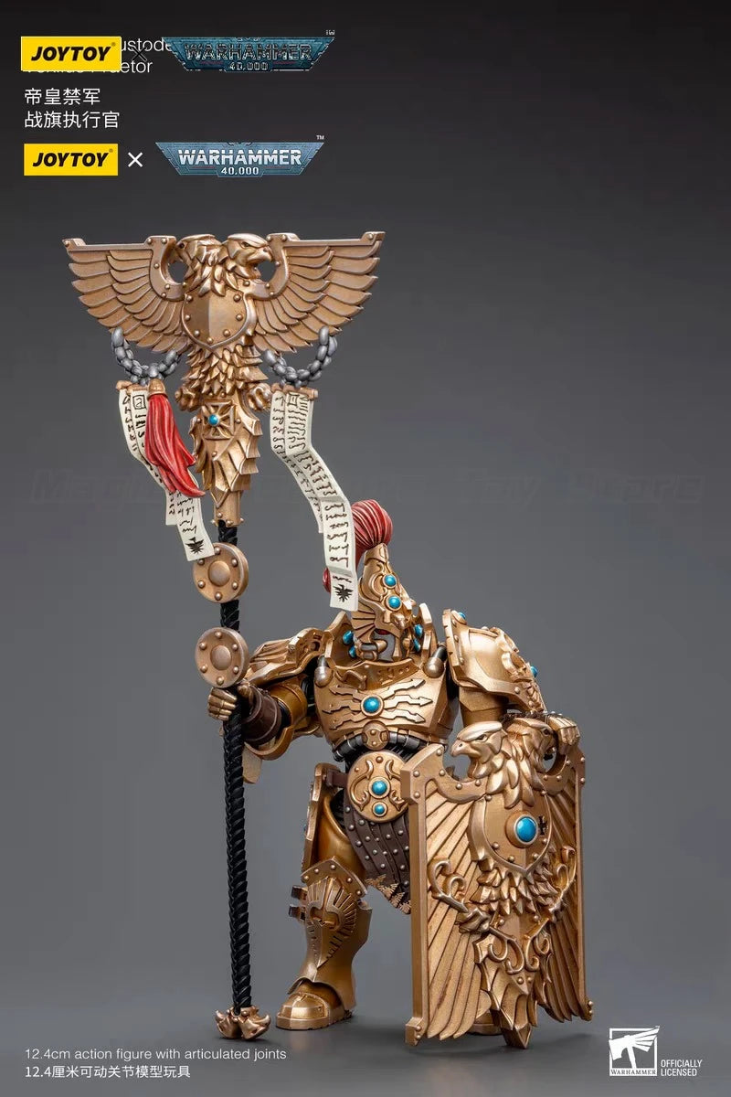 【In Stock】JOYTOY 1/18 Action Figure Warhammer 40K Adeptus Custodes Vexilus Praetor Toys