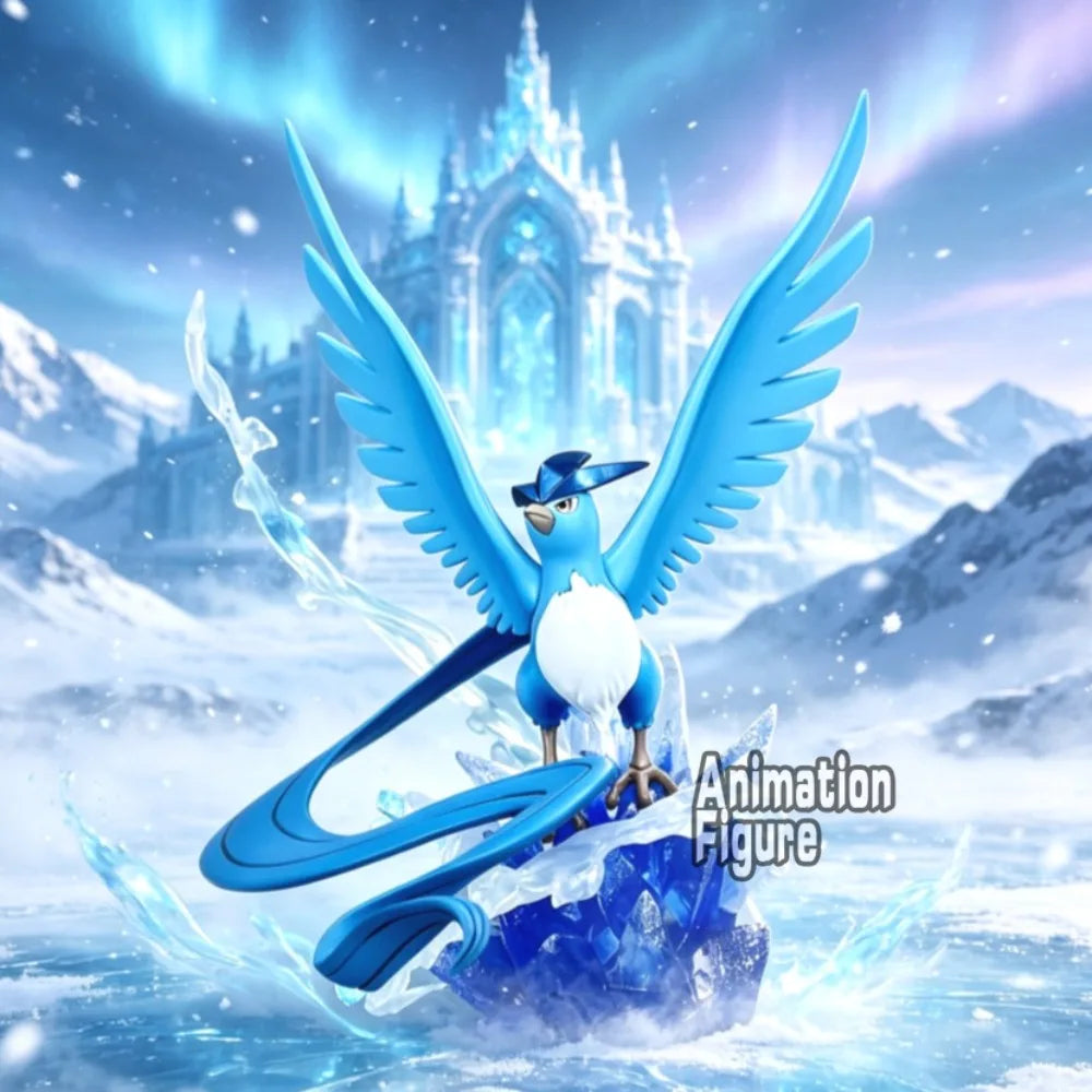 16cm/6.29in Anime Figure Articuno Pokemen Action Figures Pvc Statue Desktop Ornamen Collection Model Toys Gifts