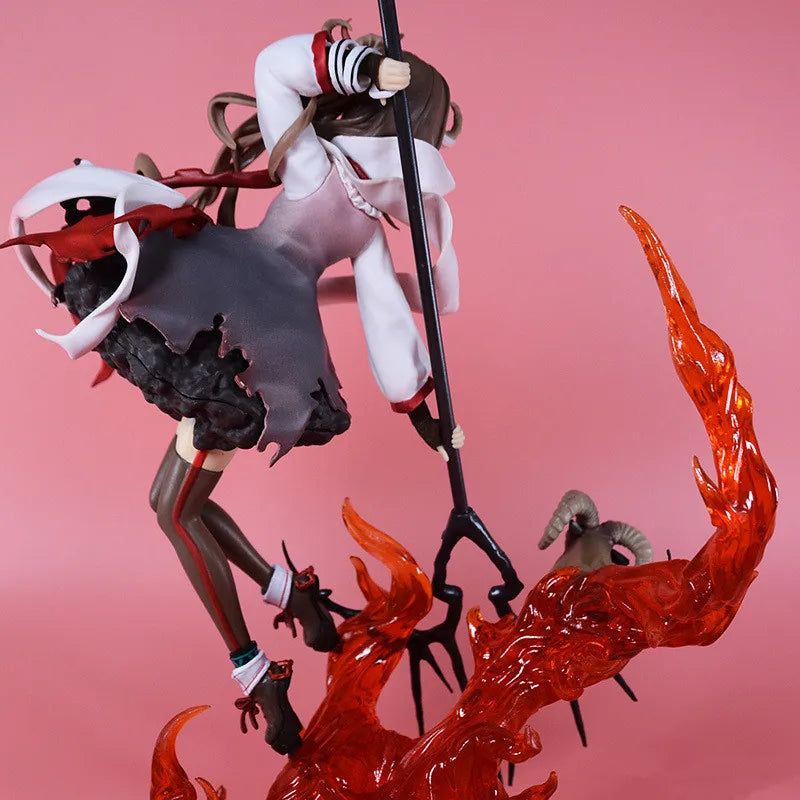 Anime Figure Arknights 26cm Myethos Eyjafjalla Game Eyjafjalla Sheep Action Figure Collection Model Toys With Light Ornament