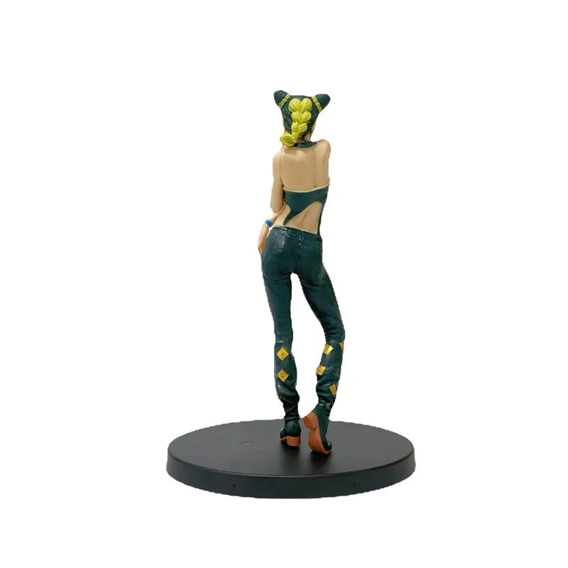 17CM Anime Bizarre Adventure Jojo Figure Banpresto Original Jolyne Cujoh Action Pvc Model Collectible Child Toys Gift