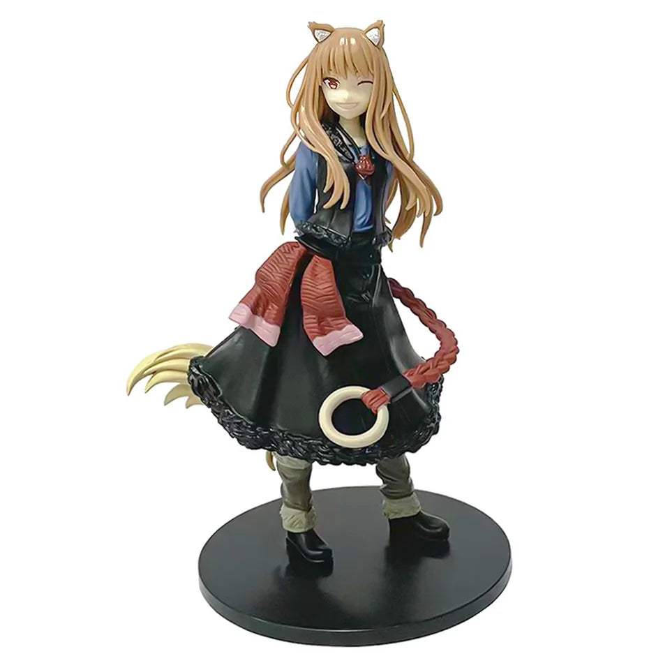 Anime Spice and Wolf Figure Toys 17cm Holo Action Figural Doll Cute Girls Pvc Model Toy For Children's Birthday Gifts In Stock