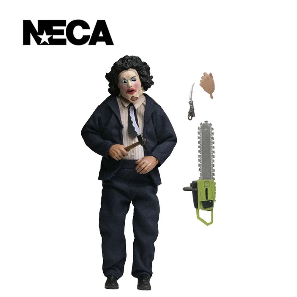 NECA NEW Texas Chainsaw Massacre - Leatherface with Pretty Woman Mask 8" Clothed Action Figure Model Doll Garage Kit