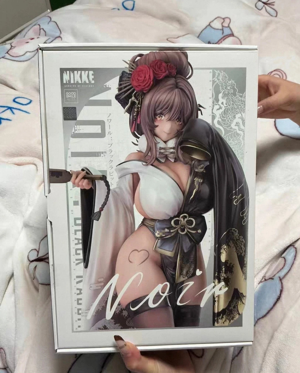 In Stock 100% Authentic GSC NIKKE Noir Black Rabbit Kimono Ver Official Licensed 1/7 Scale Anime Girl Figure Collectible Toys
