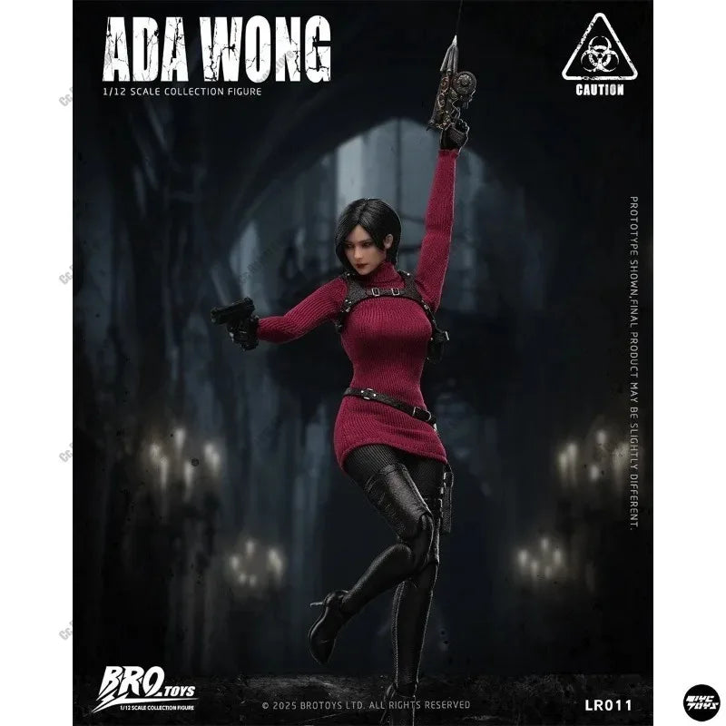 [In Stock] Hot-selling Toy BROTOYS Original Female Spy Ada Wong 1/12 LR011 Figure, Complete 6-Inch Posable Model