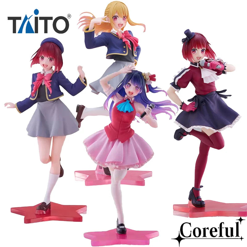 In Stock TAiTO Coreful  OSHI NO KO Hoshino Ai Hoshino Rubii Arima Kana PVC Anime Action Figures Model Collection Toy