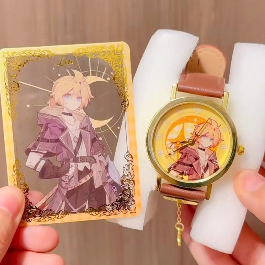 Authentic Hatsune Miku Anime Star Moon Knight Serie Watch Blind Box Gift For Birthday Surprised  Kawaii Timepiece Collection