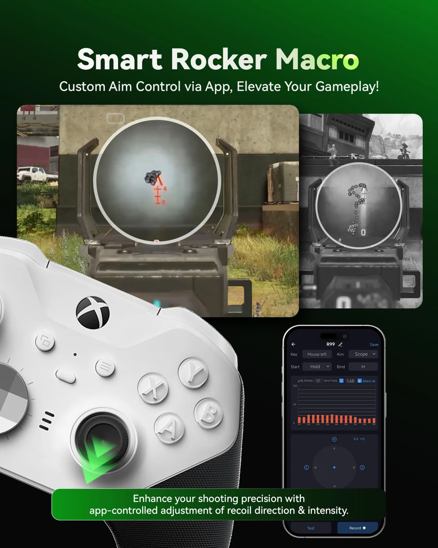 Aimzenix AX200 PC Apeax Gaming K&M Steam Game Converter/Adapter/App Customization, 1000Hz Reporting Rate