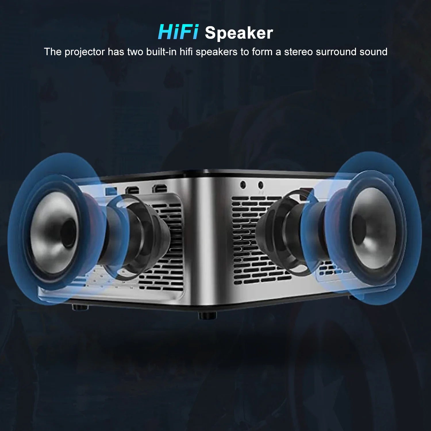 Horlat 2025 4K UHD Projector 35000 Lumens Android WiFi 6 BT5.2 64G Native1080P Full HD Home Theater Movie Projector for Netflix