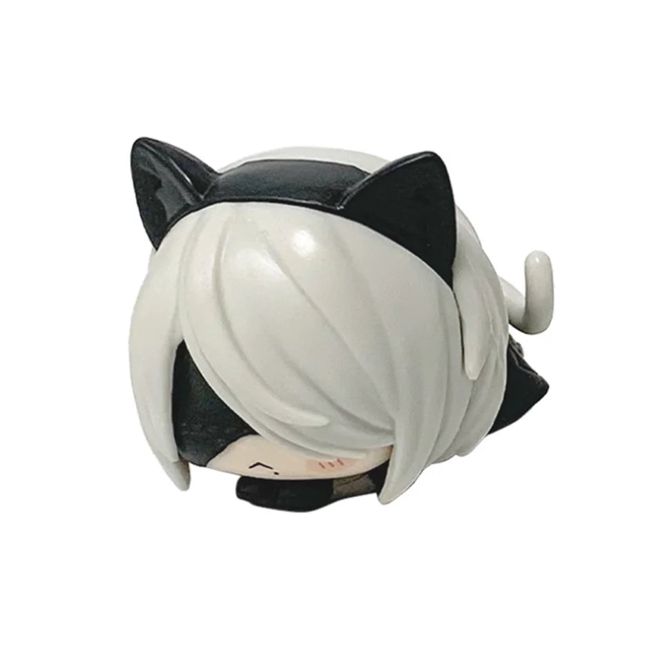 17-22CM NieR:Automata Yorha Type A2/2B Sexy Fox PVC Anime Action Figures Model Collection Ornament Anime Cartoon Model Toy Gift