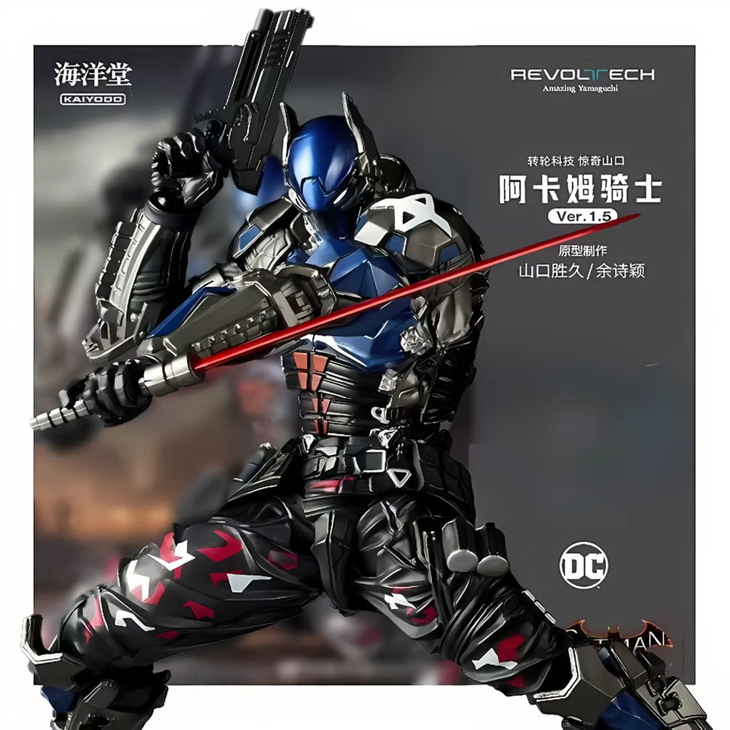 Original Kaiyodo Revoltech Amazing Yamaguchi Batman Arkham Knight Ver 1.5 In Stock Anime Action Collection Figures Model Toys
