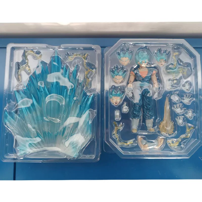 Dämonisch fitter Vegetto, Dragon Ball, ultimative Trumpfkarte, Macht, die sogar Götter fürchten, Vegetto, Super-Saiyajin Vegito, Actionfigur, Spielzeug