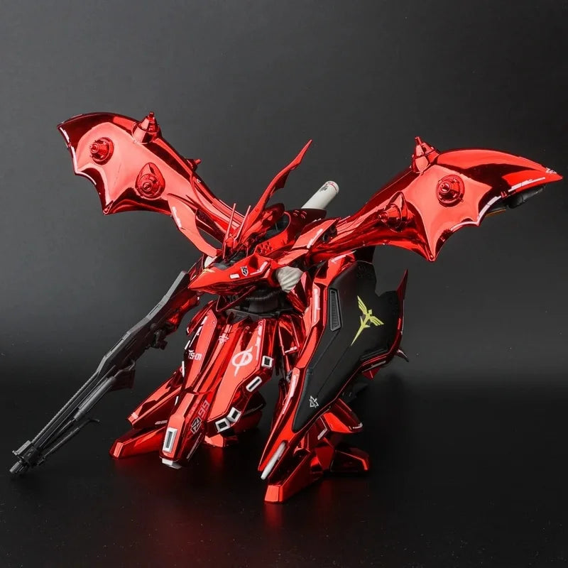 HG1/144 Nightingale Plated Version Mobile Suit Char's Counterattack Mech Assembly Model Kit Action Figures Boys' Puzzle Toy Gift