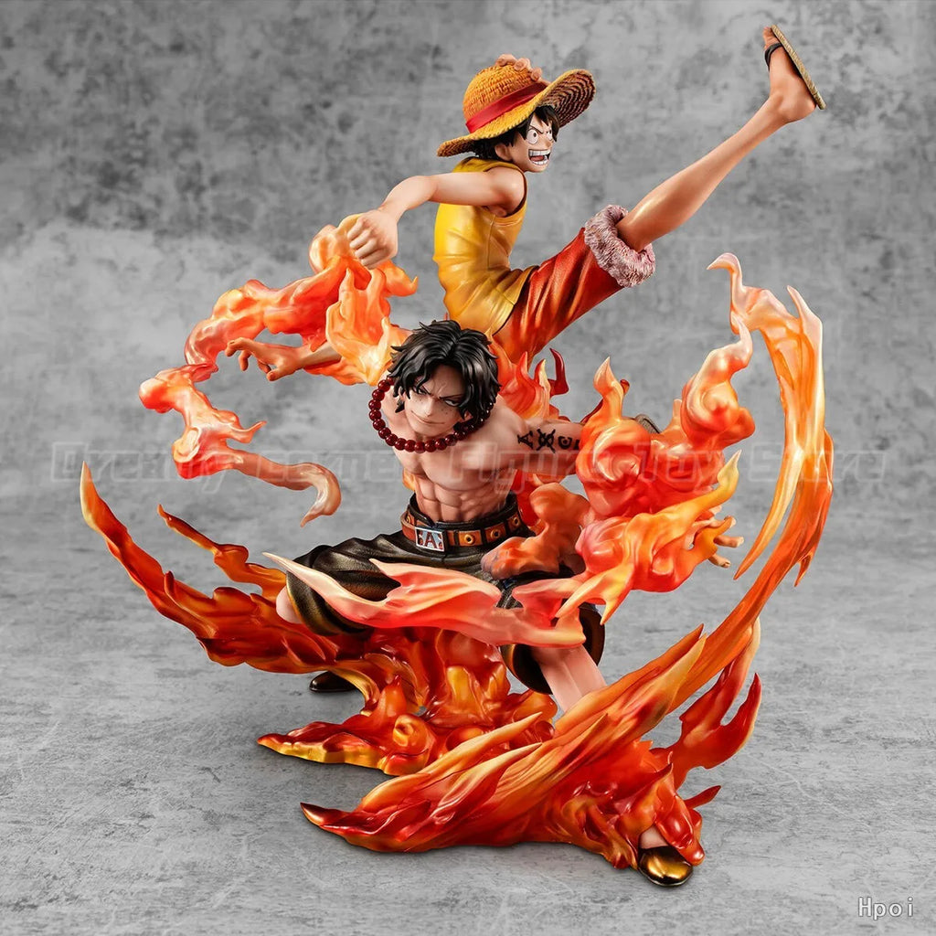 【In Stock】Original MegaHouse POP ONE PIECE Monkey D. Luffy PORTGAS.D.ACE Brotherhood 20th LIMITED Ver.