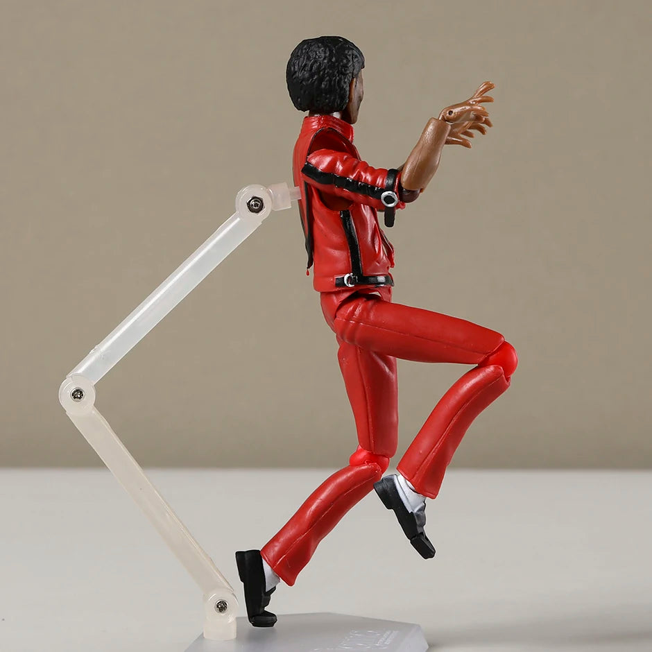 MJ Thriller Ver. Movable Assemble Action Figure Figurine Model Toy
