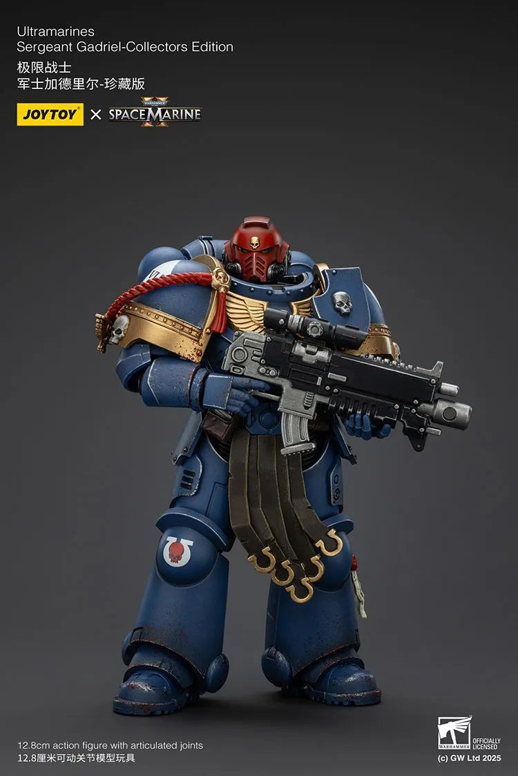 JOYTOY Warhammer 40K Ultramarines Sergeant Gadriel - Колекционерско издание Екшън фигурки Кукла Колекция Декорация Подарък Оригинален