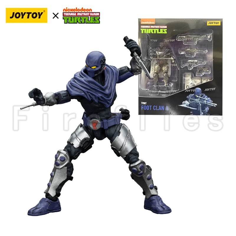 1/18 JOYTOY Action Figure Turtles Shredder Foot Clan AB Re-issue Version Anime Model Toy