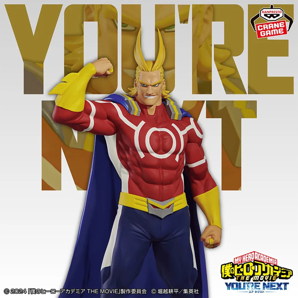 In Stock Bandai Original Genuine My Hero Academia THE MOVIE Your Next Figure Vol3 All·Might 17cm Banpresto Model Toy Figure Gift
