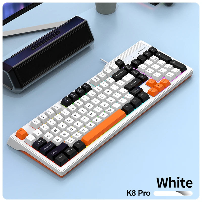 K-snake KM800 Pro kabelgebundenes Gaming-Tastatur- und Maus-Set Desktop-Computer Notebook Home Office beleuchtet USB