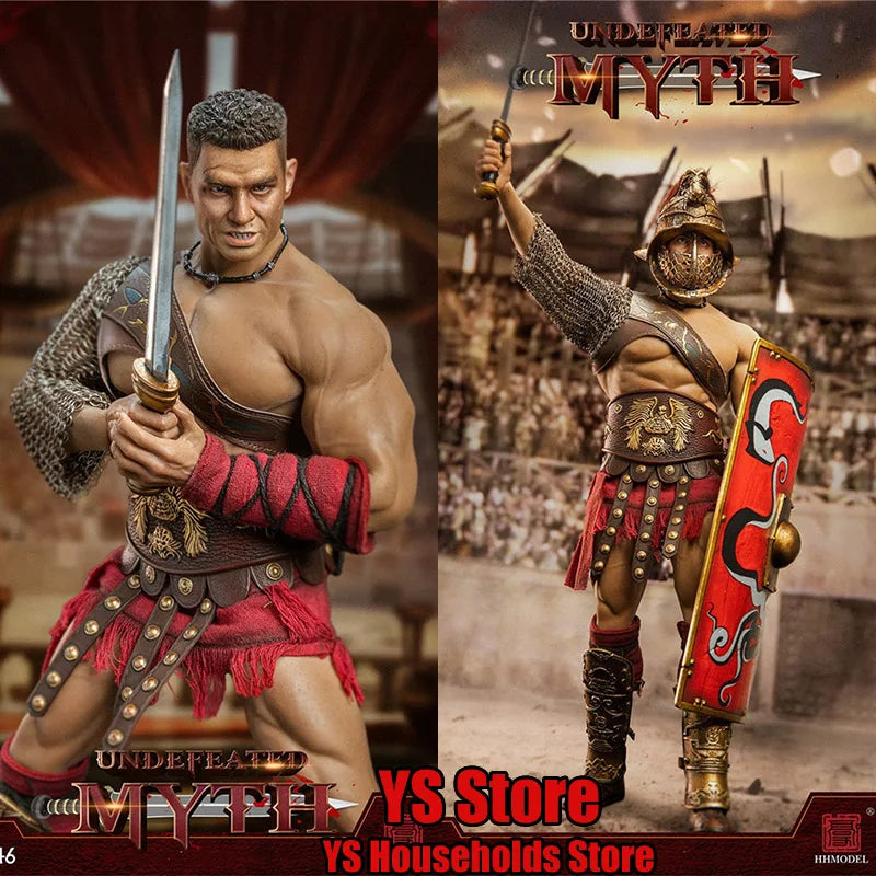 HHMODEL x HAOYUTOYS HH18046 1/6 Empire Legion-Undefeated Myth Sword Shield Model Ornament 12" Full Set Brave Guy Figurine Model